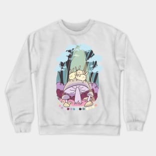 Three cute bunnies sleeping Crewneck Sweatshirt